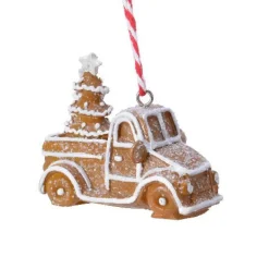 Camionnette de Noël à suspendre (H7 cm) Pain d'épices gourmand