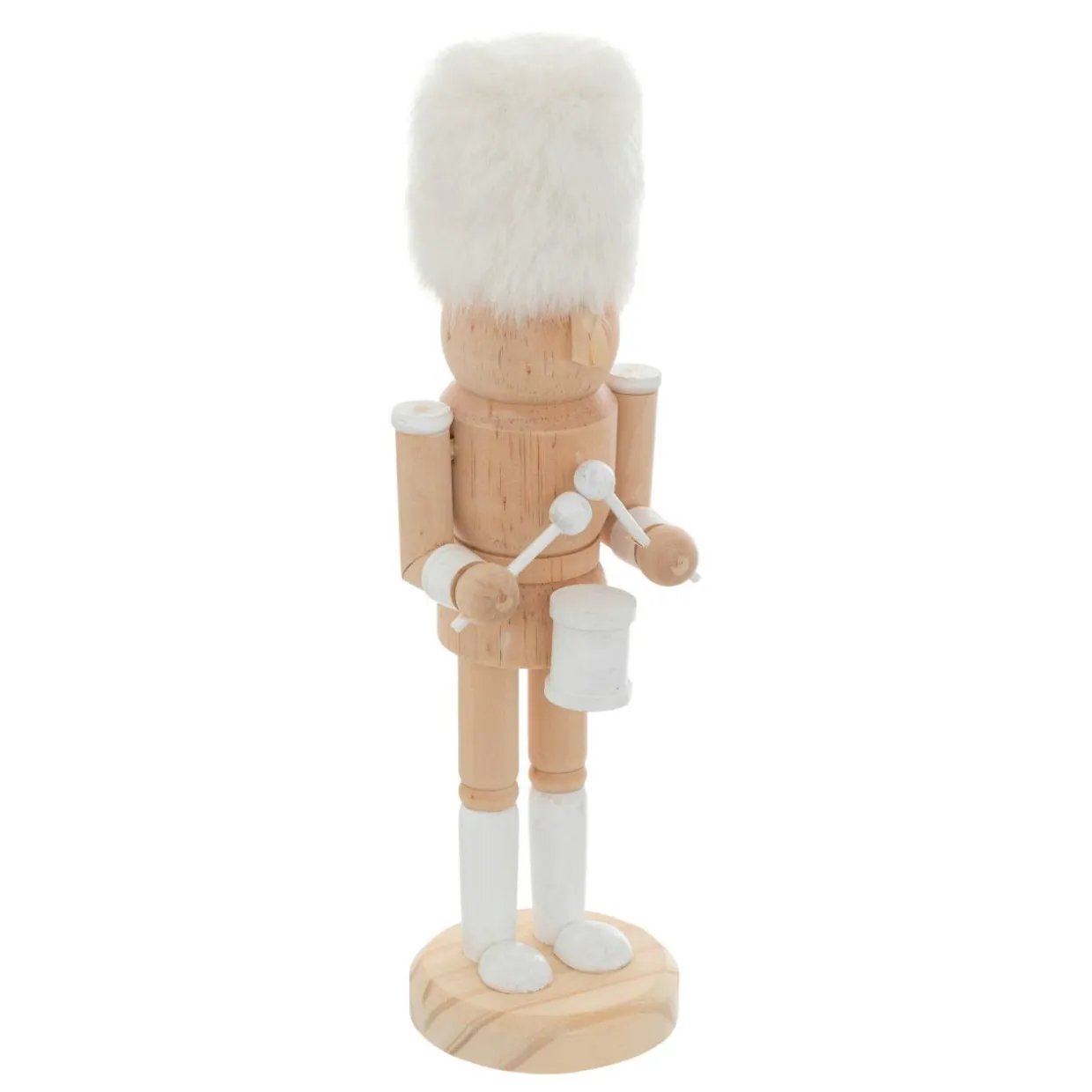 Casse-noisette en bois (H25 cm) Tambour battant Naturel