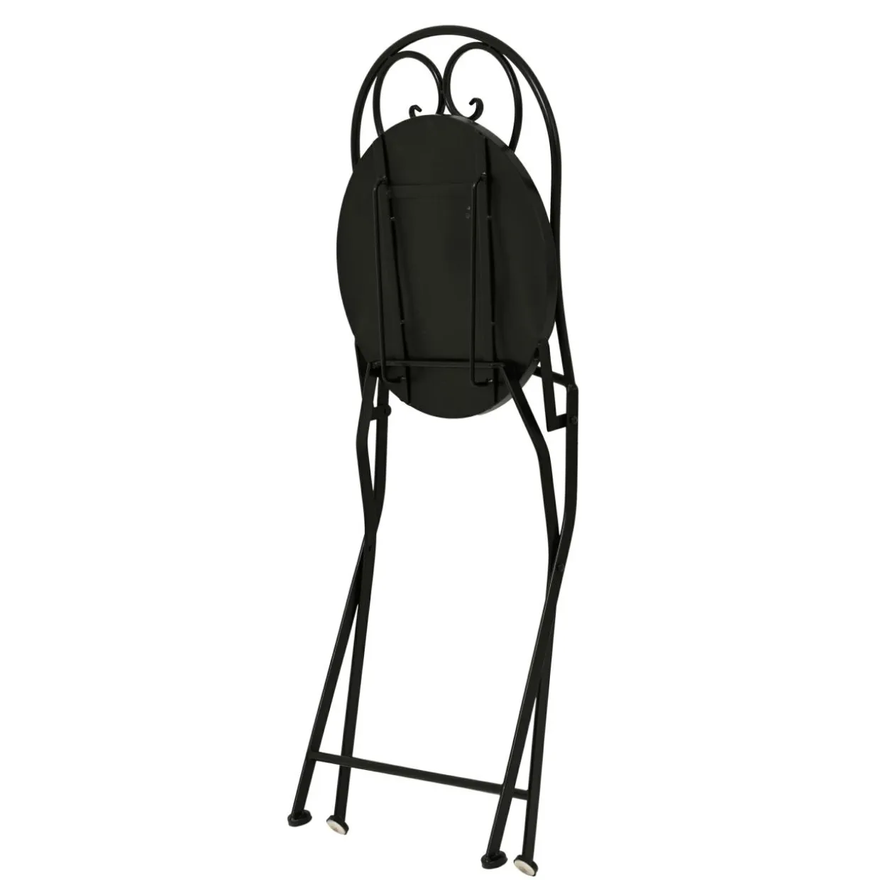Chaise bistrot pliable en faïence Lisse Pastel