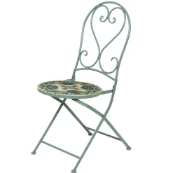 Chaise de bistrot pliable Cancùn Vert sauge