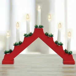 Chandelier lumineux Minuteur Rouge