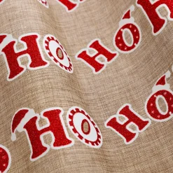 Chemin de table en jute (300 x 28 cm) Hohoho Beige et rouge