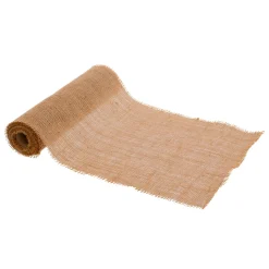 Chemin de table (300 x 28 cm) Toile de jute Naturel
