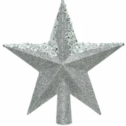 Cimier de sapin pailleté Alpeo Argent