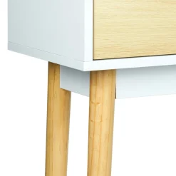 Console bois (H75 cm) Hortense Blanche