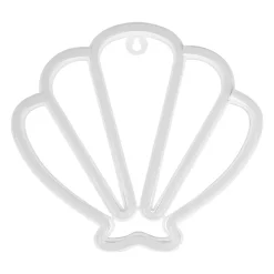 Coquillage lumineux néon enfant (H20 cm) Rose