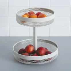 Corbeille à fruits métal (H31 cm) Mayaj Beige