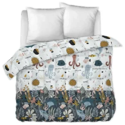 Couette imprimée enfant (260 x 240 cm) Octopia Multicolore