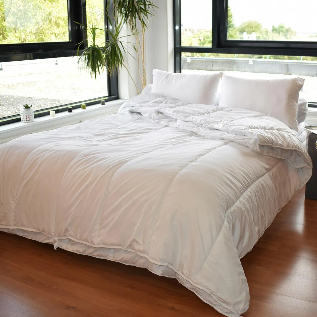 Couette (260 x 240 cm) 4 Saisons Blanche