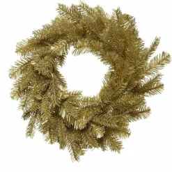 Couronne de Noël (D50 cm) Tiffany Or