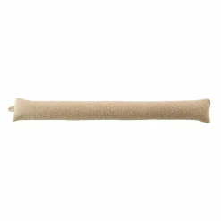 Coussin bas de porte bouclette (80 x 10 cm) Wooly Beige