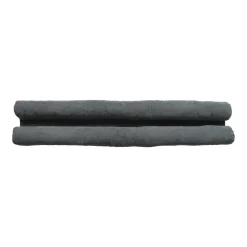 Coussin bas de porte double velours cotelé (80 cm) Ernest Gris