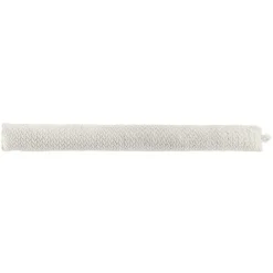 Coussin bas de porte flanelle (80 x 10 cm) Flanela Ecru