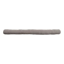 Coussin bas de porte simple bouclette (80 cm) Lucien Gris clair