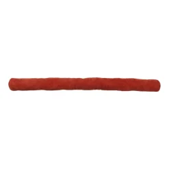 Coussin bas de porte simple effet velours cotelé (80 cm) Ernest Terracotta