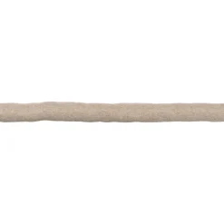 Coussin bas de porte simple effet lin (80 cm) Alfred Beige