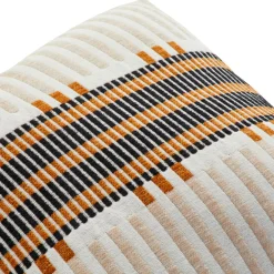 Coussin carré brodé (40 x 40 cm) Jangwa Beige