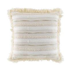 Coussin carré coton (40 x 40 cm) Atlas Beige