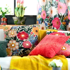 Coussin carré coton (50 x 50 cm) Betty Multicolore
