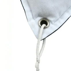 Coussin carré coton (45 x 45 cm) Bordemer Blanc