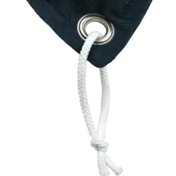 Coussin carré coton (50 x 50 cm) Bordemer Bleu marine