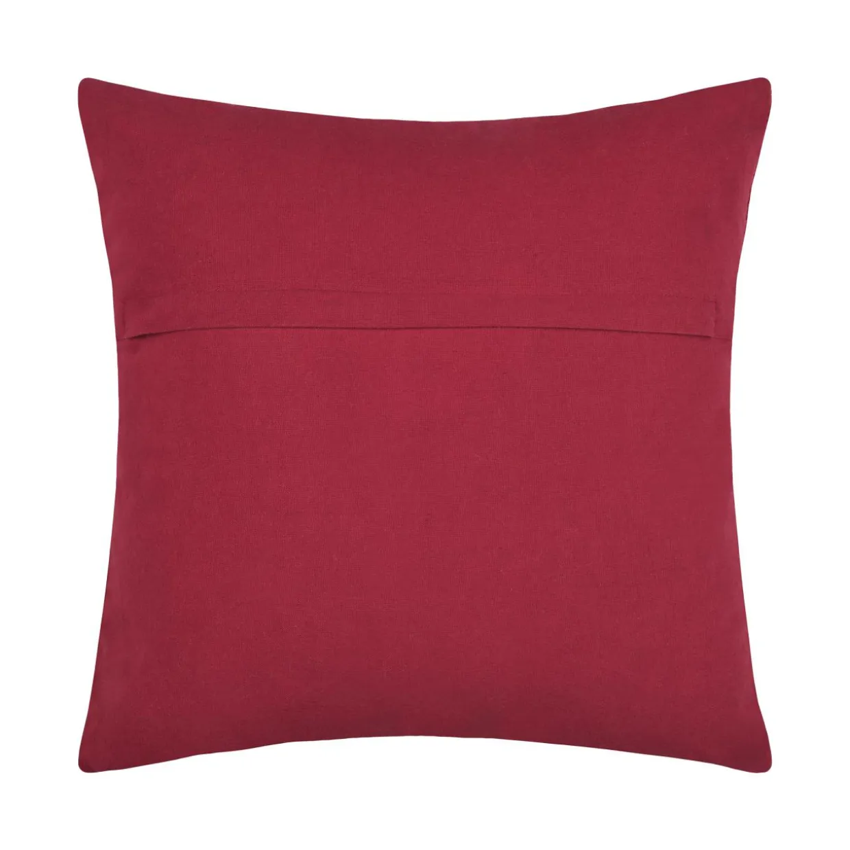 Coussin carré coton (45 x 45 cm) Finna Rouge