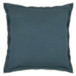 Coussin carré coton (45 x 45 cm) Helios Bleu