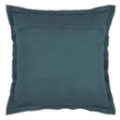 Coussin carré coton (45 x 45 cm) Helios Bleu