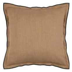 Coussin carré coton (45 x 45 cm) Helios Camel