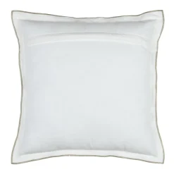 Coussin carré coton (45 x 45 cm) Helios Blanc