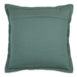 Coussin carré coton (45 x 45 cm) Helios Vert