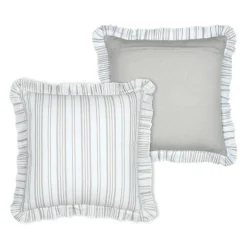 Coussin carré coton (50 x 50 cm) Joséphine Ecru