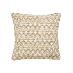 Coussin carré coton (40 x 40 cm) Loumeo Beige