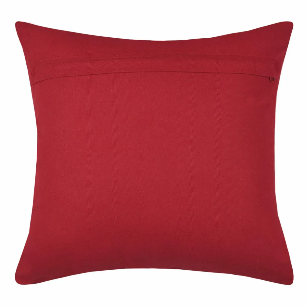 Coussin carré coton (40 x 40 cm) Megève Ecru