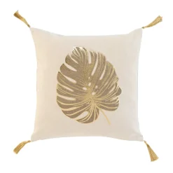 Coussin carré coton (40 x 40 cm) Mogador Beige
