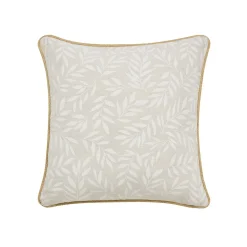 Coussin carré coton (45 x 45 cm) Naya Beige