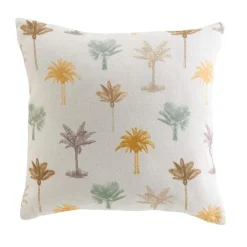 Coussin carré coton (45 x 45 cm) Palmelia Multicolore