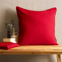 Coussin carré coton (60 x 60 cm) Pixel Rouge