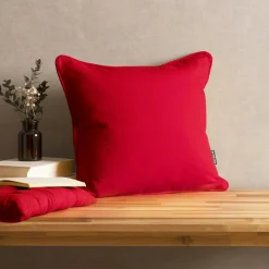 Coussin carré coton (40 x 40 cm) Pixel Rouge