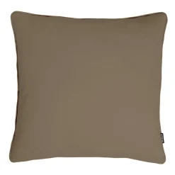 Coussin carré coton (60 x 60 cm) Pixel Taupe