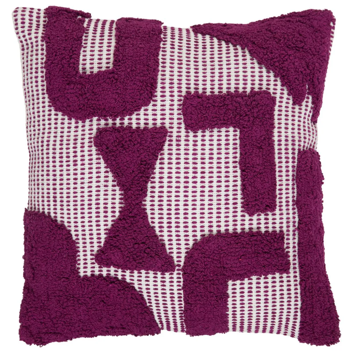 Coussin carré coton (50 x 50 cm) Poppy Violet