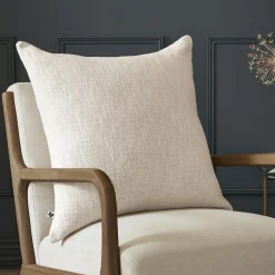 Coussin carré coton (60 x 60 cm) Sixtine Beige