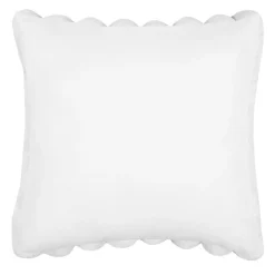 Coussin carré fausse fourrure (45 x 45 cm) Polary Blanc