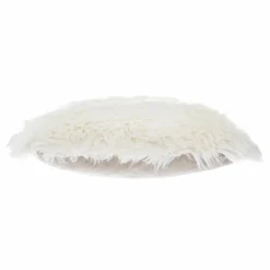 Coussin carré fausse fourrure (40 x 40 cm) Oslo Ivoire