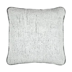 Coussin carré fausse fourrure (50 x 50 cm) Winston Gris