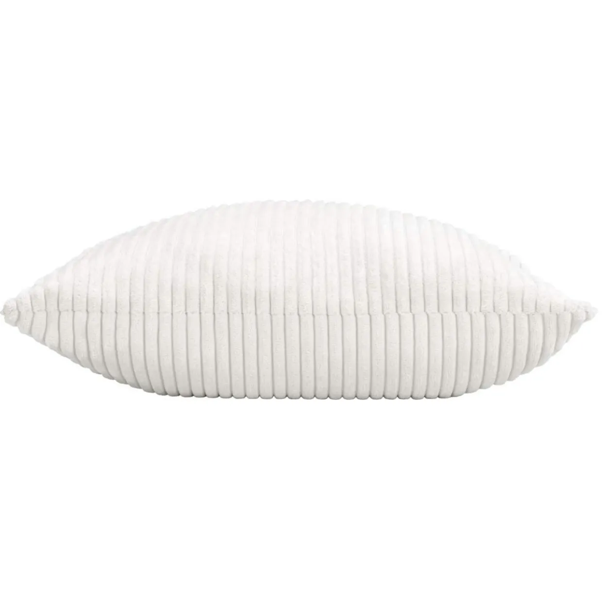 Coussin carré flanelle relief (45 x 45 cm) Nils Blanc