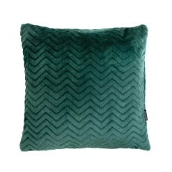 Coussin carré flanelle (45 x 45 cm) Zag Vert