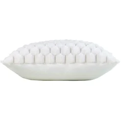 Coussin carré imitation fourrure (45 x 45 cm) Frosty Ecru