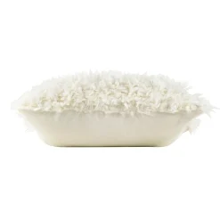 Coussin carré imitation fourrure (45 x 45 cm) Mouton Ecru