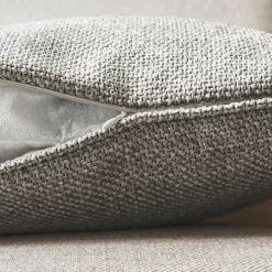Coussin carré tissé (45 x 45 cm) Alba Taupe